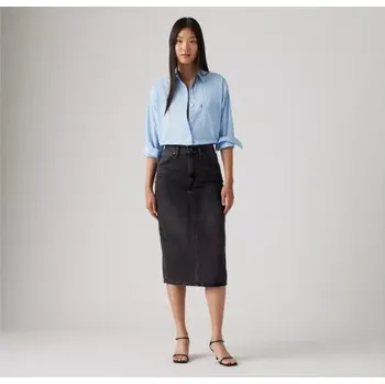 Dámská sukně LEVI'S® DLOUHÁ SUKNĚ S VYSOKÝM PASEM- BLACK USED 28