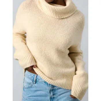 Oblečení a móda Sinsay - Klasický rolák s příměsí vlny - béžová - 364FJ-02X - 364FJ-02X-XXS