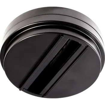 Bodové svítidlo LIGHT IMPRESSIONS Deko-Light kolejnicový systém 3-fázový 230V D Line přisazený adaptér pro svítidla 230V černá RAL 9011 - LIGHT IMPRESSIONS IMPR 710047