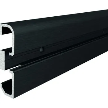 LED páska LIGHT IMPRESSIONS Profil - lišta AM-02-10 kartáčovaná matná černá délka 3m - LIGHT IMPRESSIONS IMPR 970601