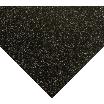 Rohožka Flomat Černo-žlutá gumová podlahová deska (role) FLOMA FitFlo SM1050 - 10 m x 125 cm x 0,6 cm