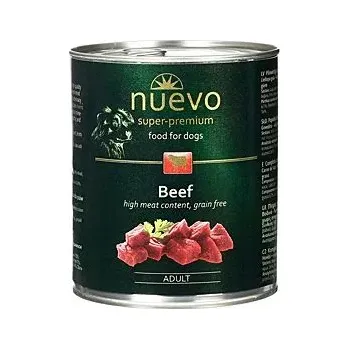 Krmivo pro psa Nuevo pes adult Hovězí konz. 12x800g
