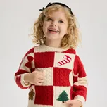 Reserved - Vánoční svetr s aplikací - vícebarevná - 770FH-MLC - 770FH-MLC-110