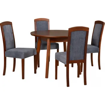 Jídelní set Drewmix Jídelní set stůl Oslo 4 + 4x židle Roma 7