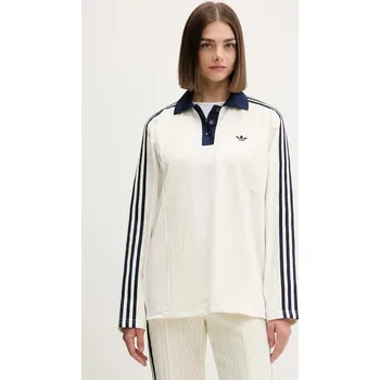 Pánské tričko Tričko s dlouhým rukávem adidas Originals KR7651 béžová 01X, vel. M