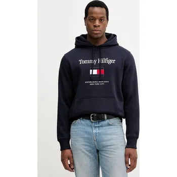 Pánské oblečení Mikina Tommy Hilfiger MW0MW42735 námořnická modř 59X, vel. XXL