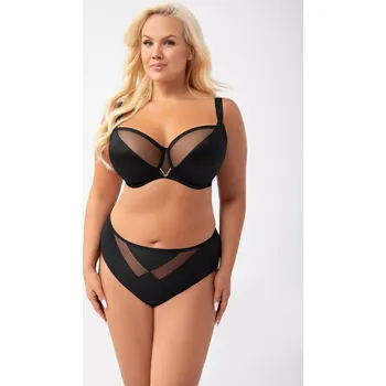 Kalhotky Gorsenia K 567/1 Spodní díl bikin Vicky S-2XL Černá XL