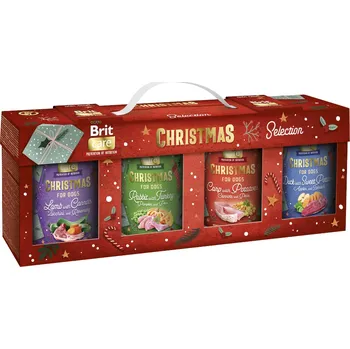 Krmivo pro psa Brit Care vánoční výběr 4x 400 g