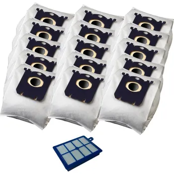 Sáček do vysavače KOMA SB02S - Sada příslušenství pro vysavače Electrolux, AEG, Philips, 15 sáčků, 1 Hepa filtr