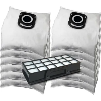 Sáček do vysavače KOMA WB03PL - Sada 12 ks sáčků + HEPA filtr HFRW4 do vysavačů ROWENTA RO6441 Silence Force EXTREME