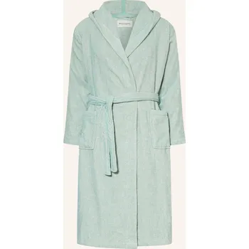 Dámský župan Marc O'polo Dámský Župan S Kapucí, světle zelená / bílá