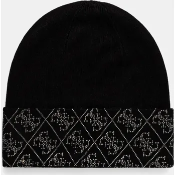 Čepice Čepice Guess NORA W5BZ20.Z2NQ2 černá 99X, vel. ONE SIZE
