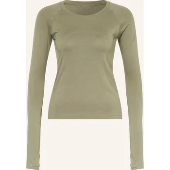 Dámské tričko Lululemon Dámské Běžecké Tričko Swiftly Tech Ls 2.0, khaki, 42