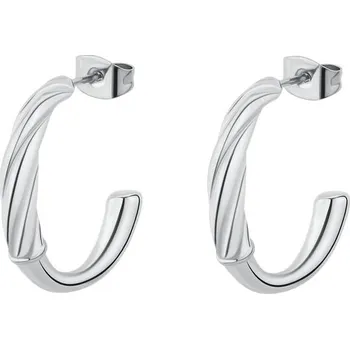 Šperk Náušnice Brosway Amy ocelové půlkruhy s jemným designem