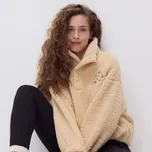 Reserved - Mikina sherpa se stojáčkem - béžová - 723IU-08X - 723IU-08X-L