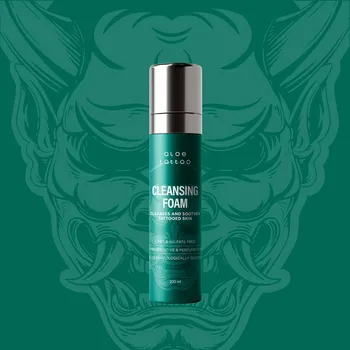 Mýdlo ALOE TATTOO Green Soap Foam Aloe 220ml mýdlo v pěně
