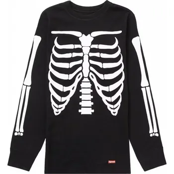 Pánské tričko Supreme Hanes Bones Thermal Crew (1 Pack) Black Velikost: XL
