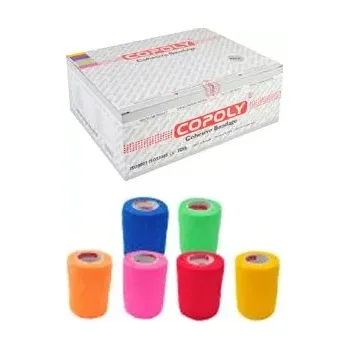CoPoly Obinadlo elast. CoPoly 7,5cm x 4,6m MIX NEON 12ks