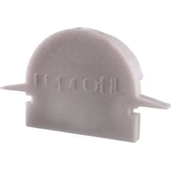 LED páska LIGHT IMPRESSIONS Koncovka R-ET-01-12 šedá 27 mm 2 ks - LIGHT IMPRESSIONS IMPR 979551