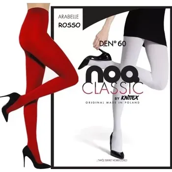 Dámské punčochy Dámské punčocháče Arabelle NOQ 60 DEN - 2 (S) / červená