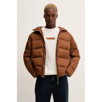 Bunda Tommy Jeans hnědá barva, zimní, DM0DM22044 88A, vel. M