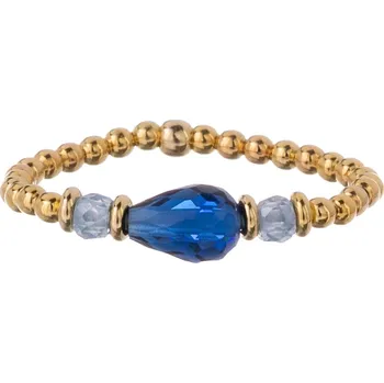 Prsten Alisia Pozlacený kuličkový prsten se zirkony a krystalem AL5227.01.000.D 53 mm + 2 měsíce na vrácení zboží