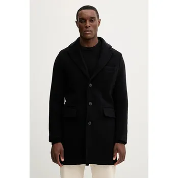 Dámský kabát Kabát s příměsí vlny Trussardi 8022M000005N černá 99X, vel. 50