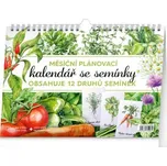 NOTIQUE Měsíční plánovací kalendář se semínky 2026, 30 x 21 cm
