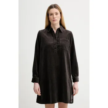 Dámské šaty Manšestrové šaty Marc O'Polo hnědá barva, mini, 5000007458 89X, vel. M