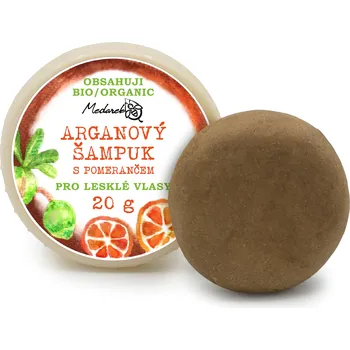 Šampon Medarek O2 Arganový šampuk s pomerančem Medarek - pro lesk vlasů Velikost: 130 g