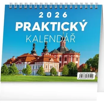 Kalendář NOTIQUE Stolní kalendář Praktický kalendář s citáty 2026, 16,5 x 13 cm