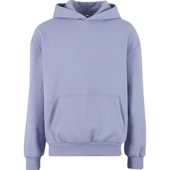 Pánská móda Build your Brand Pánská velmi silná mikina Ultra Heavy BY268 Barva: Fialová, Velikost: XL