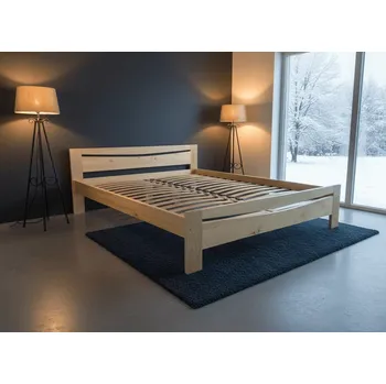 Postel Interier-Stejskal | Postel z masivu DIMARO - Rozměr postele 90x200, Barva Borovice lakovaná