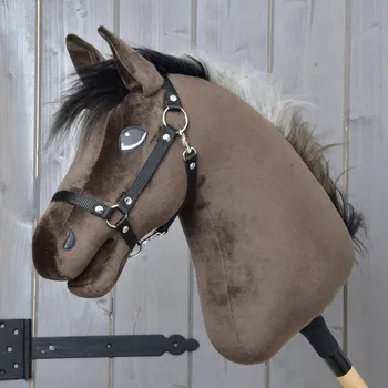 Hobby horsing Hobby Horse Alfredo s černou ohlávkou Velikost: M