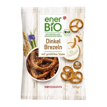 enerBiO Špaldové preclíky se sezamem 125 g