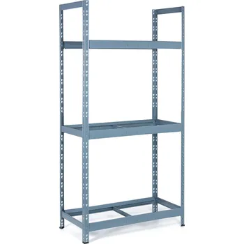 Uskladnění pneumatiky Regál na pneu 100 x 50 x 210 cm 3 patra 540206