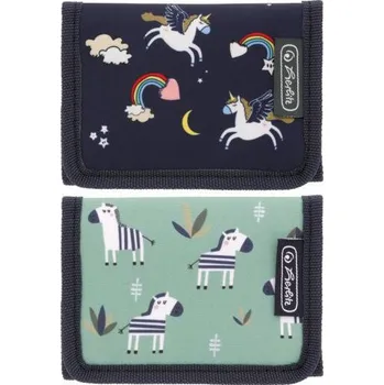 Peněženka Herlitz Peněženka Holky Modrá jednorožec