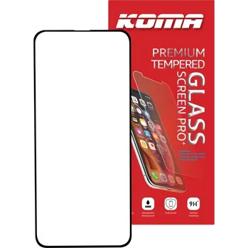 KOMA Tvrzené sklo Full Cover pro Samsung A52 4G, zaoblení 3D, tvrdost 9H