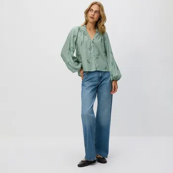 Dámské džíny Reserved - Džíny straight - modrá - 571GE-55J - 571GE-55J-38