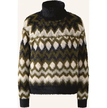 Dámský svetr Oui Dámský Svetr, černá / krémová / olivová, 42
