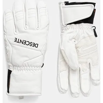 Rukavice Kožené lyžařské rukavice Descente LEATHER GLOVE DW5FGV01MU bílá 00X, vel. L