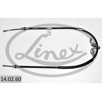 Lanko parkovací brzdy Tažné lanko, parkovací brzda LINEX 14.02.60