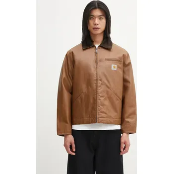 Bavlněná bunda Carhartt WIP OG Dean Jacket, XL, hnědá, 82X