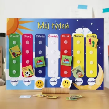 Kalendář Pasparta Můj týden - plánovací kalendář - můj týden - růžová