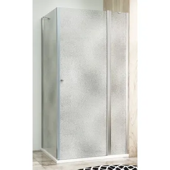 Sprchová zástěna 150x90, obdélníková, grape, chrom (105+50/90) - ALFA LINE COMBI