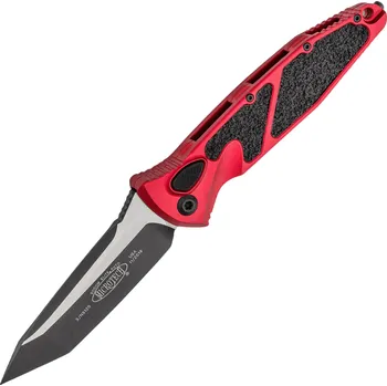kapesní nůž Microtech SOCOM ELITE T/E-AUTO BLACK STANDARD RED 161A-1RD