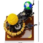 Klocki CADA. Master Układ Słoneczny Słońce Planeta Ziemia 865 elementów.