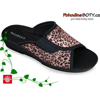 Dámské pantofle Dámská domácí obuv pantofel 545-LC28-L26 Mjartan (Klínek otevřená špice)