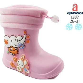 Dívčí holínky Kolmax APAWWA dětské holínky J387 PINK Velikost: 30