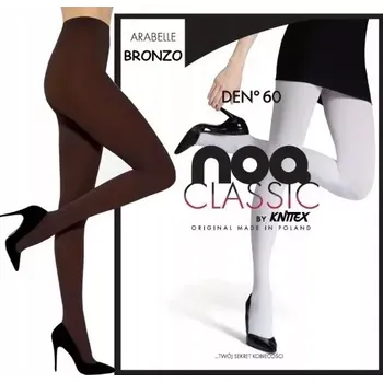 Dámské punčochy Dámské punčocháče Arabelle NOQ 60 DEN - 3 (M) / tmavě hnědá